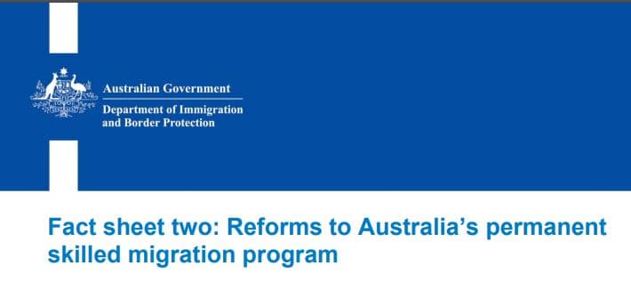 457 to Permanent after march 2018