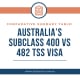 AUSTRALIA’S SUBCLASS 400 VS 482 TSS VISA