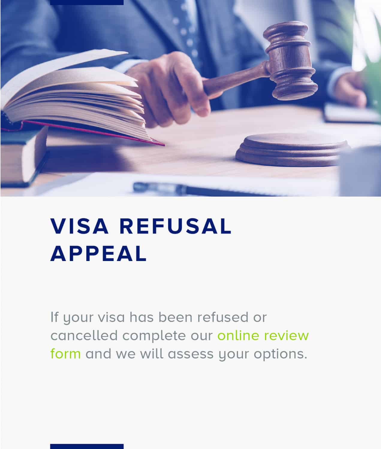 No Further Stay 8503 Visa Envoy 6909