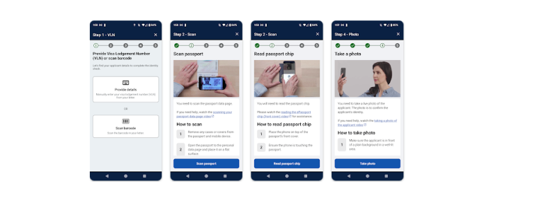 Australian Immi App for Biometrics